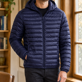 Magnus Hooded Jacket - Navy Blue
