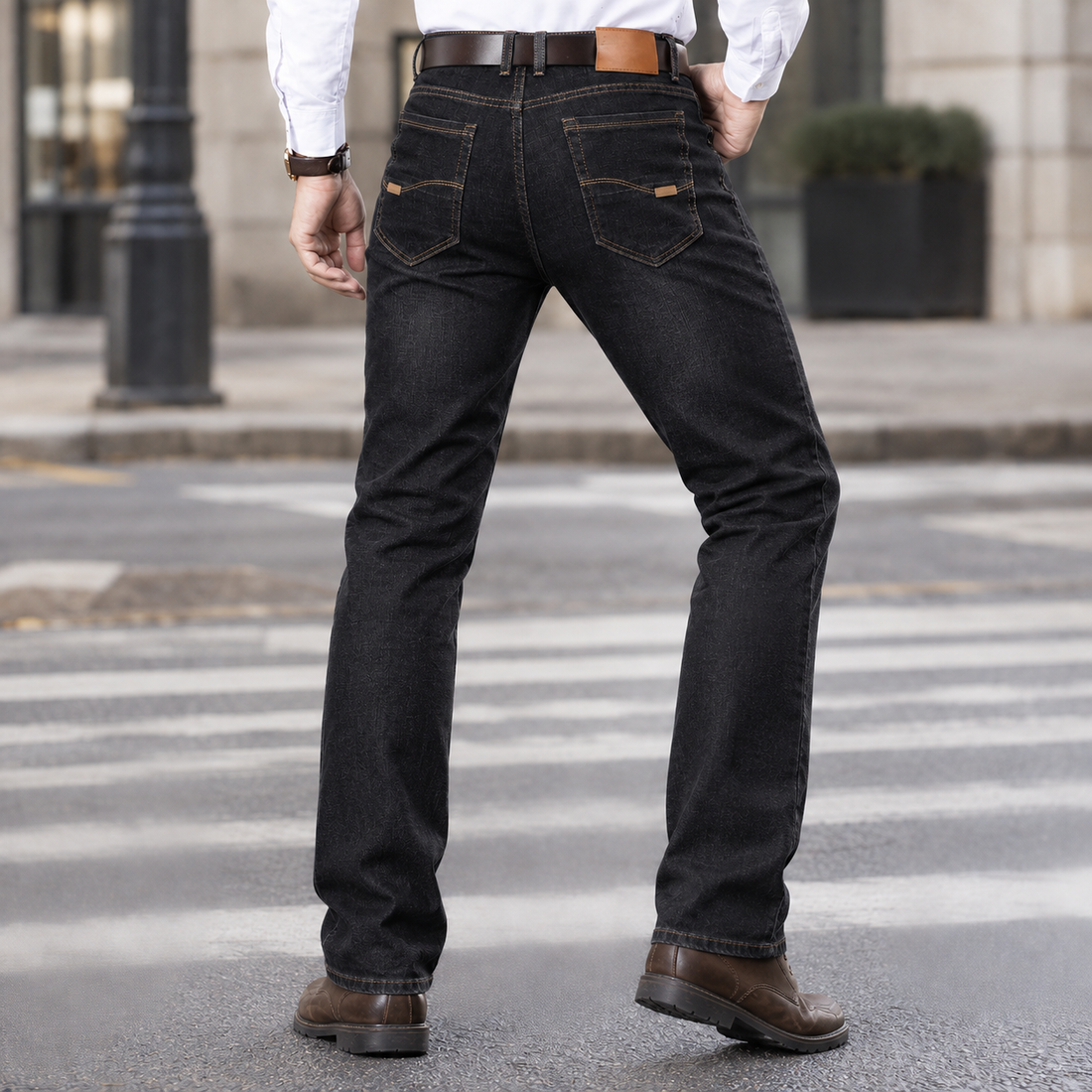 Blake Straight Jeans - Black