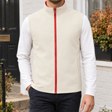 Florian Zip Vest - Beige