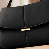 Matera Sculpted Handbag - Lead Product Detail
