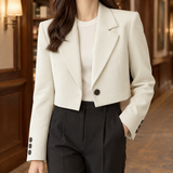 Arabelle Tailored Blazer - Cream