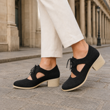 Alberti Orthopedic Brogues - Black