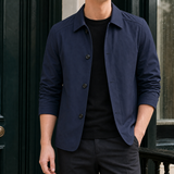 Blake Button Front Jacket - Navy