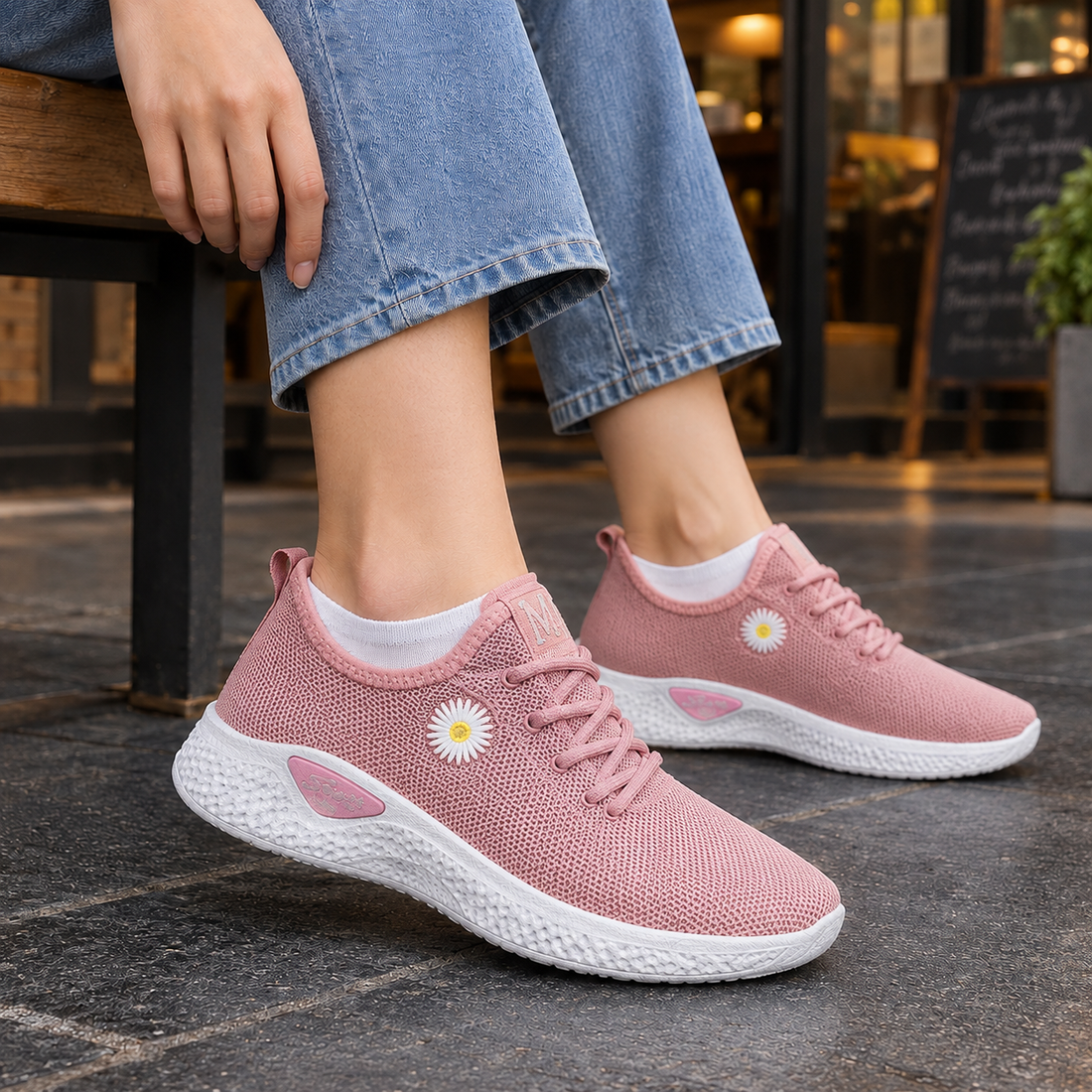 Pescara-Torino Lace-Up Sneakers - Powder