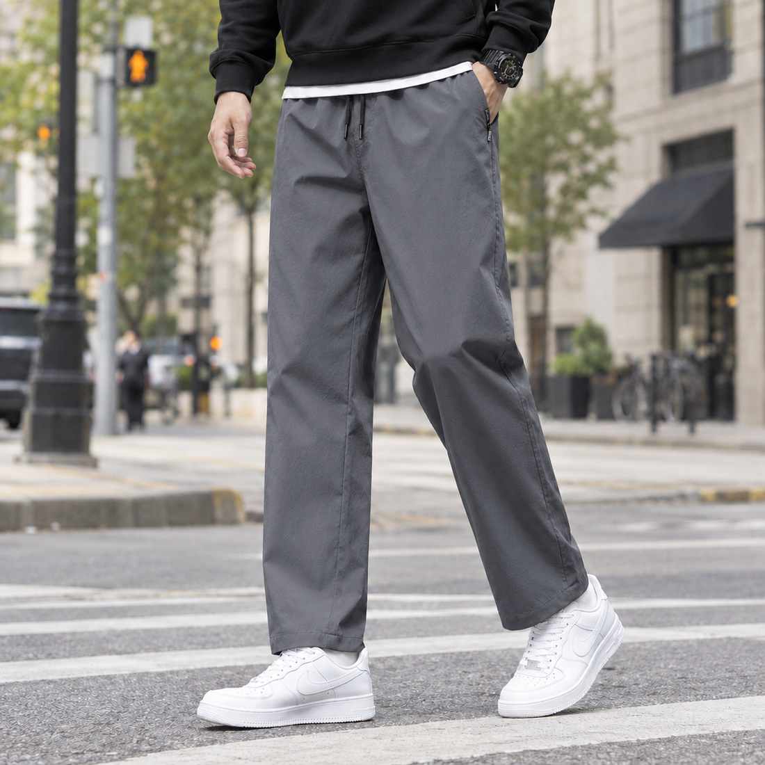 Caleb Relaxed Pants - Dark Gray