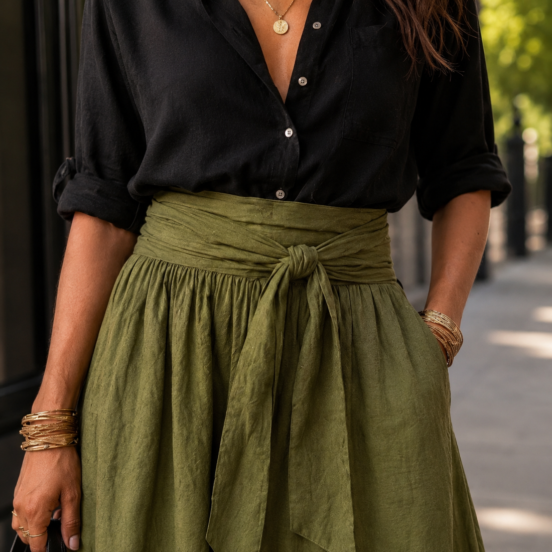 Alessia Tie Waist Set - Lead Product Detail