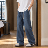 Florian Wide Leg Jeans - Dark Blue