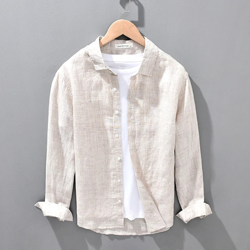 Montero Textured Shirt - Beige
