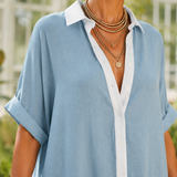 Bianca-Louise Contrast Maxi Dress - Lead Product Detail