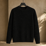 Reinhold Speckled Sweater - Black