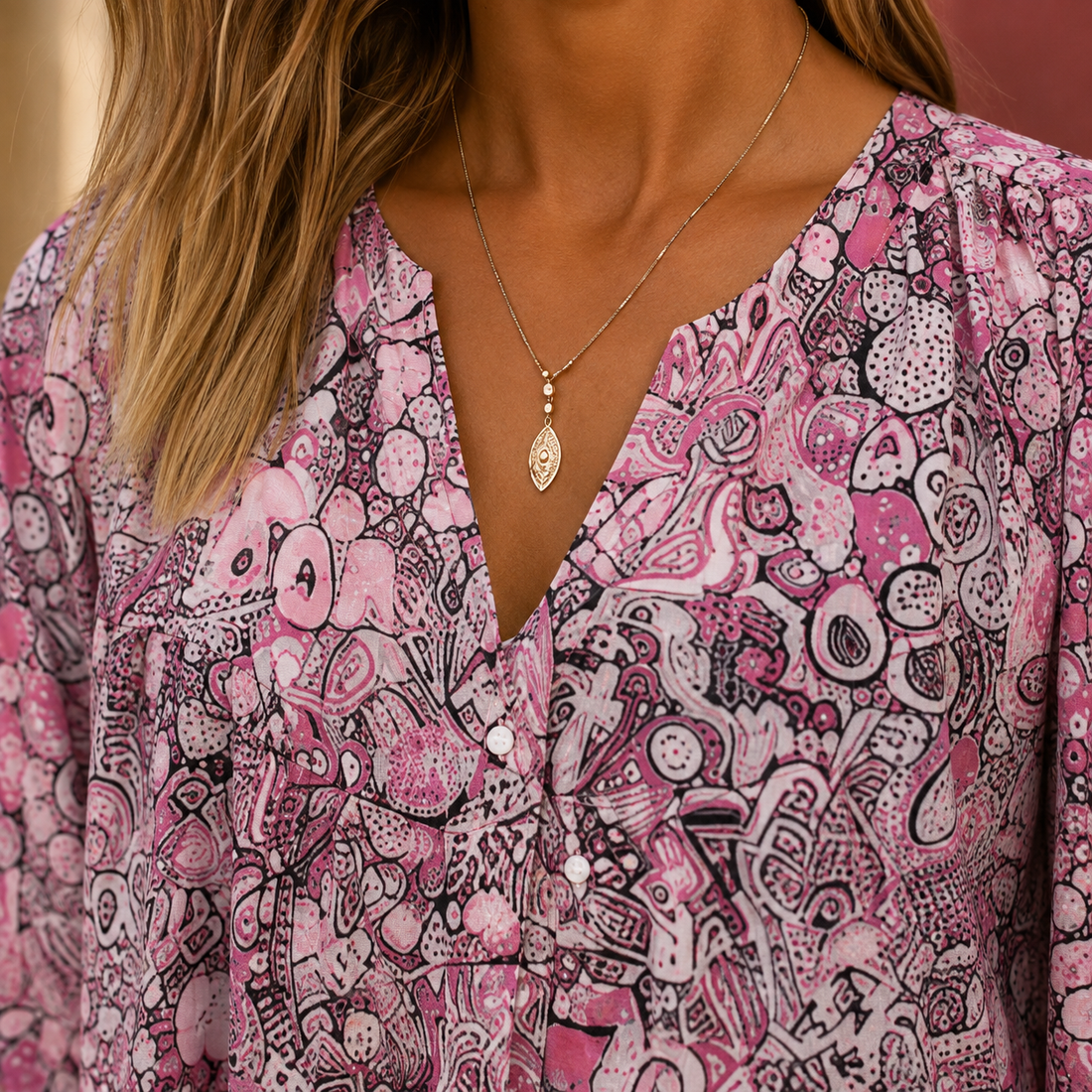 Nadia-Claire Printed Midi Dress - Lead Product Detail