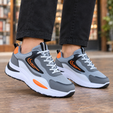 Ferrara-Torino Colorblock Sneakers - Gray Orange