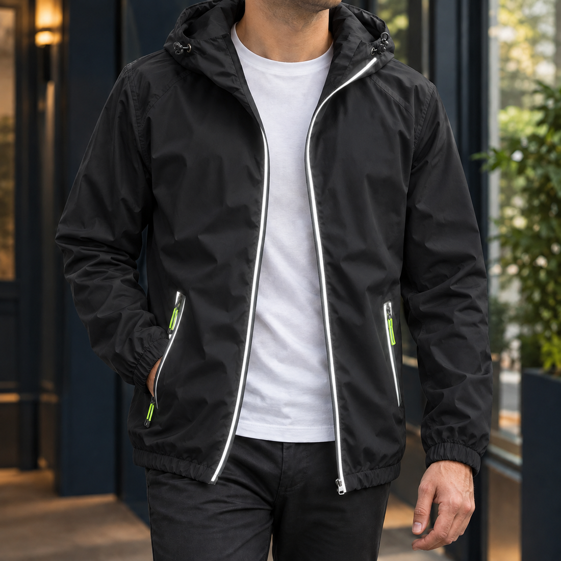 Oliver Reflective Jacket - Reflective Black