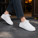 Faenza Lace-Up Sneakers - White