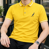 Marcus Relaxed Polo - Yellow Feathers