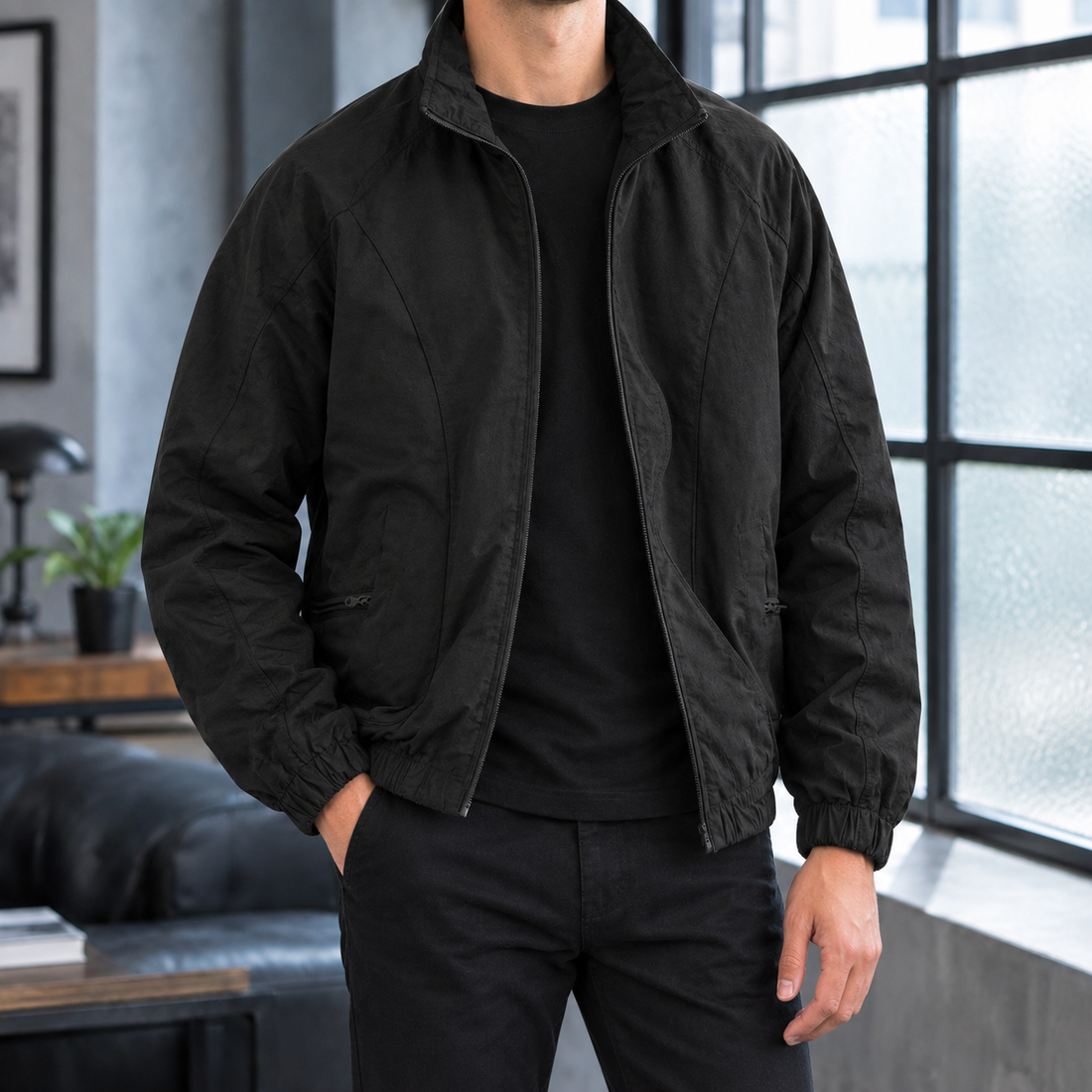 Sullivan Zip Jacket - Black