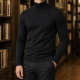 Knox Turtleneck Sweater - Black