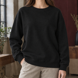 Florence-Kate Relaxed Sweatshirt - Black