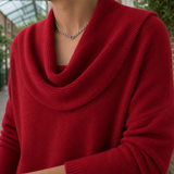 Alec Cowl Neck Sweater - Lead Product Detail