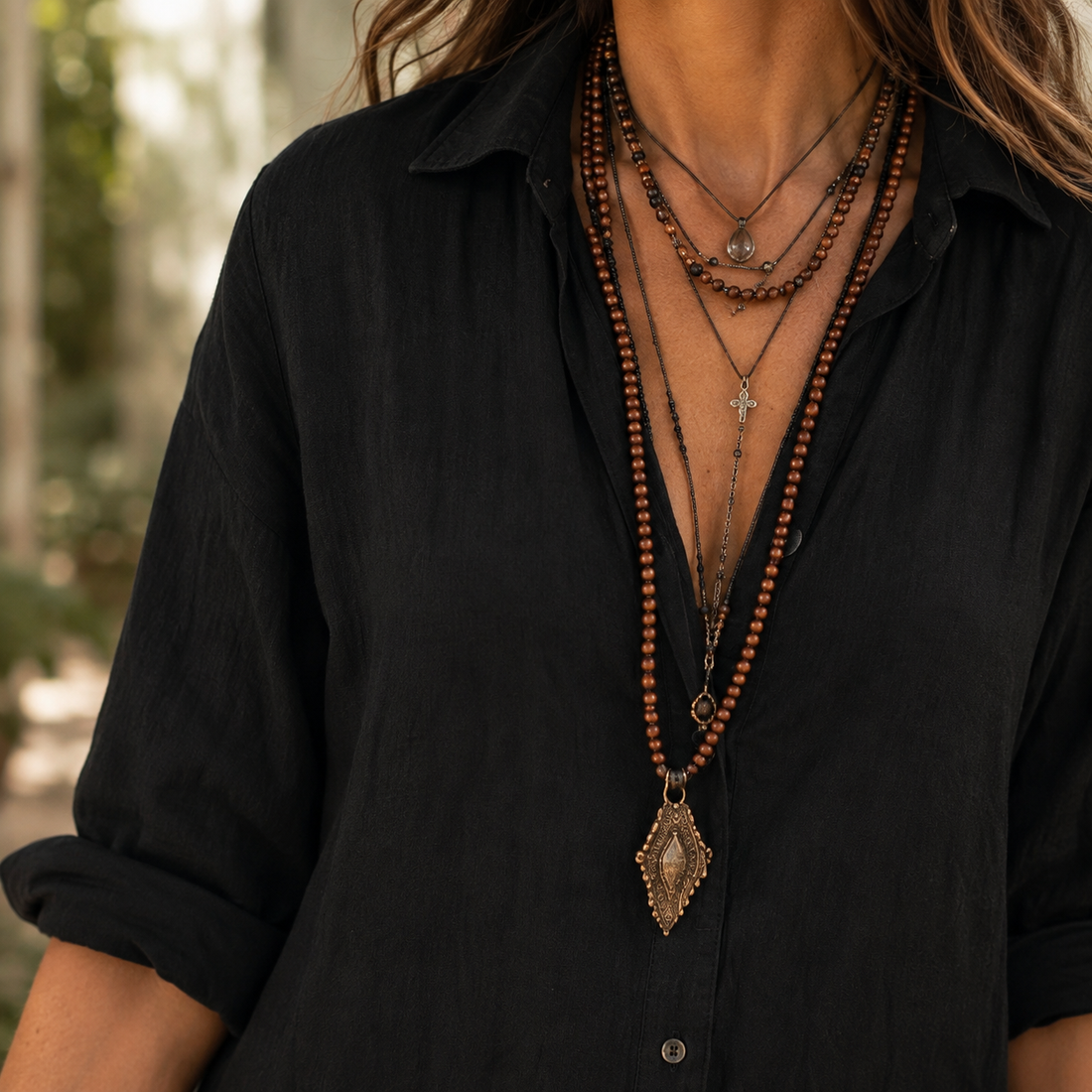 Estella-Mae Maxi Shirt Dress - Lead Product Detail