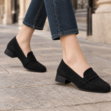 Paladini-Milano Suede Loafers - Black