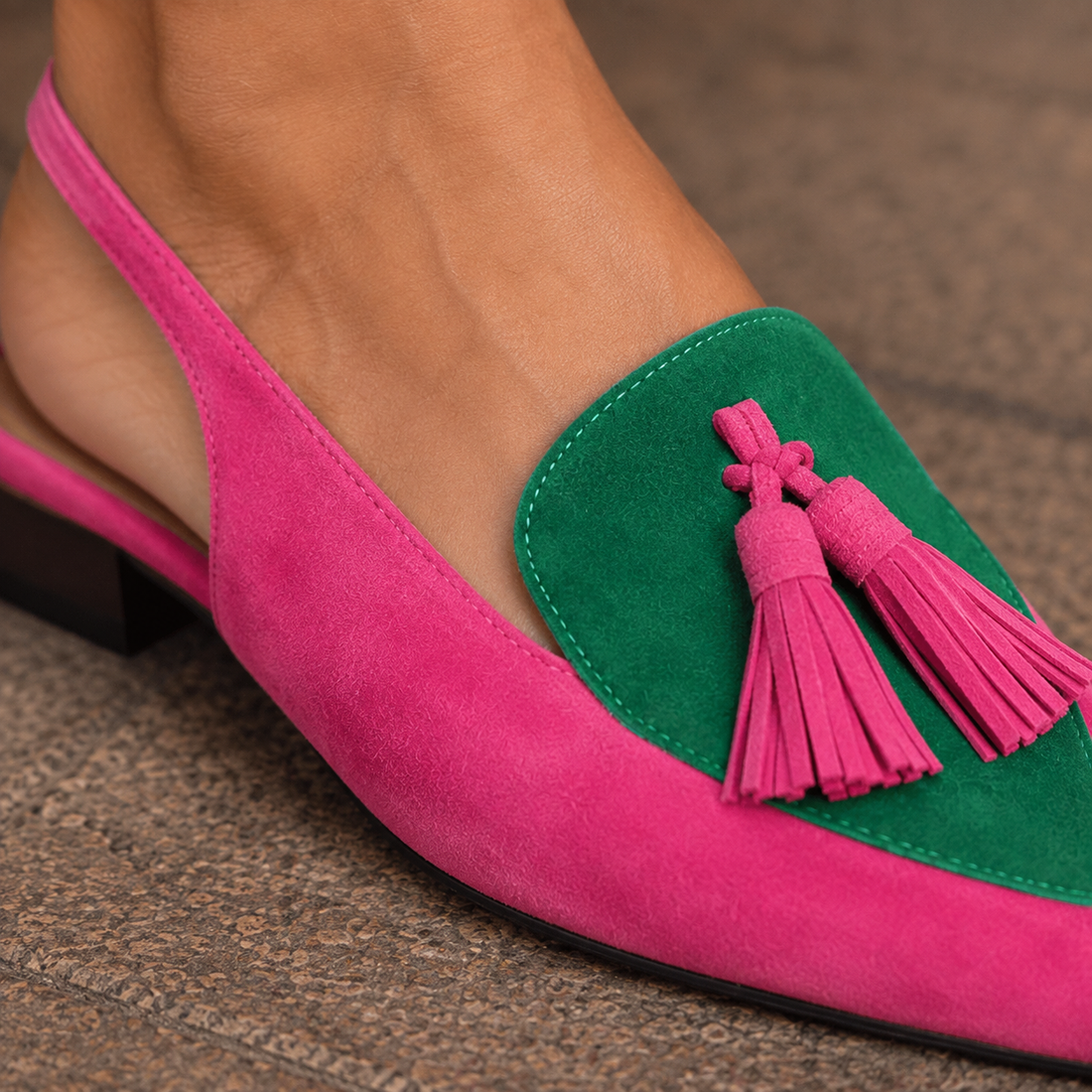 Caruso Tassel Slingbacks - Lead Product Detail