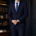 Navy Blue Men's Suit