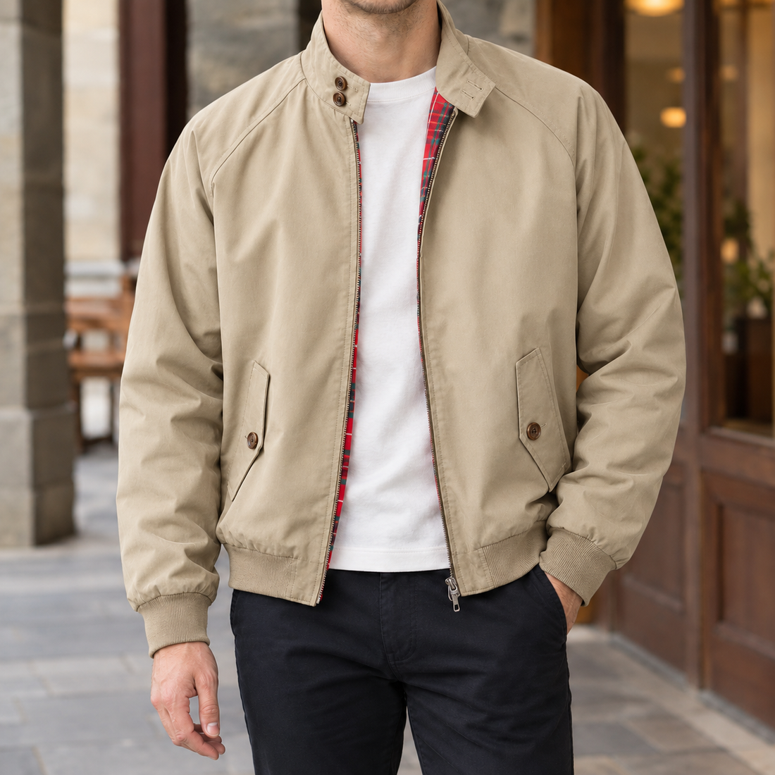 Oliver Harrington Jacket - Khaki