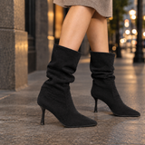 Imola Slouch Boots - Black