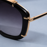 Gabriel Sculptural Sunglasses - Lead Product Detail