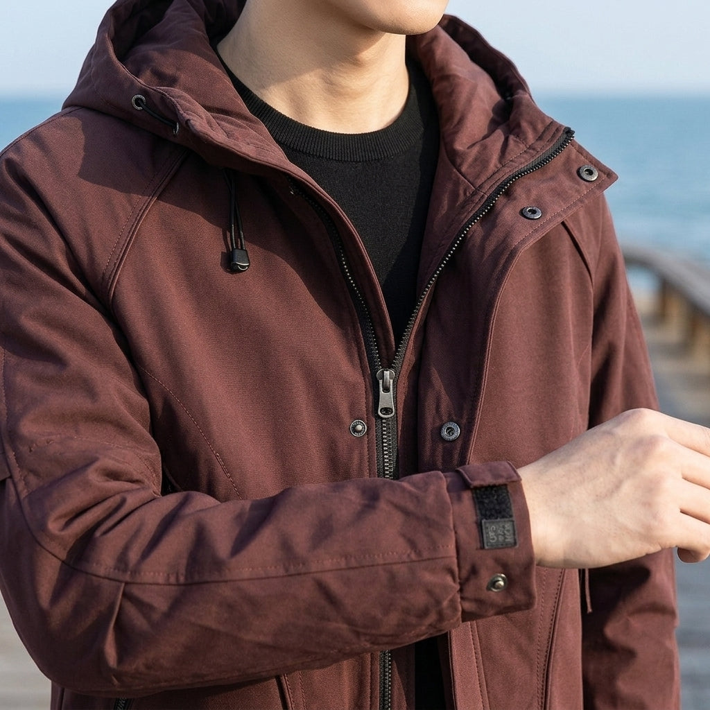 Harlan Hooded Jacket - Lead Product Detail