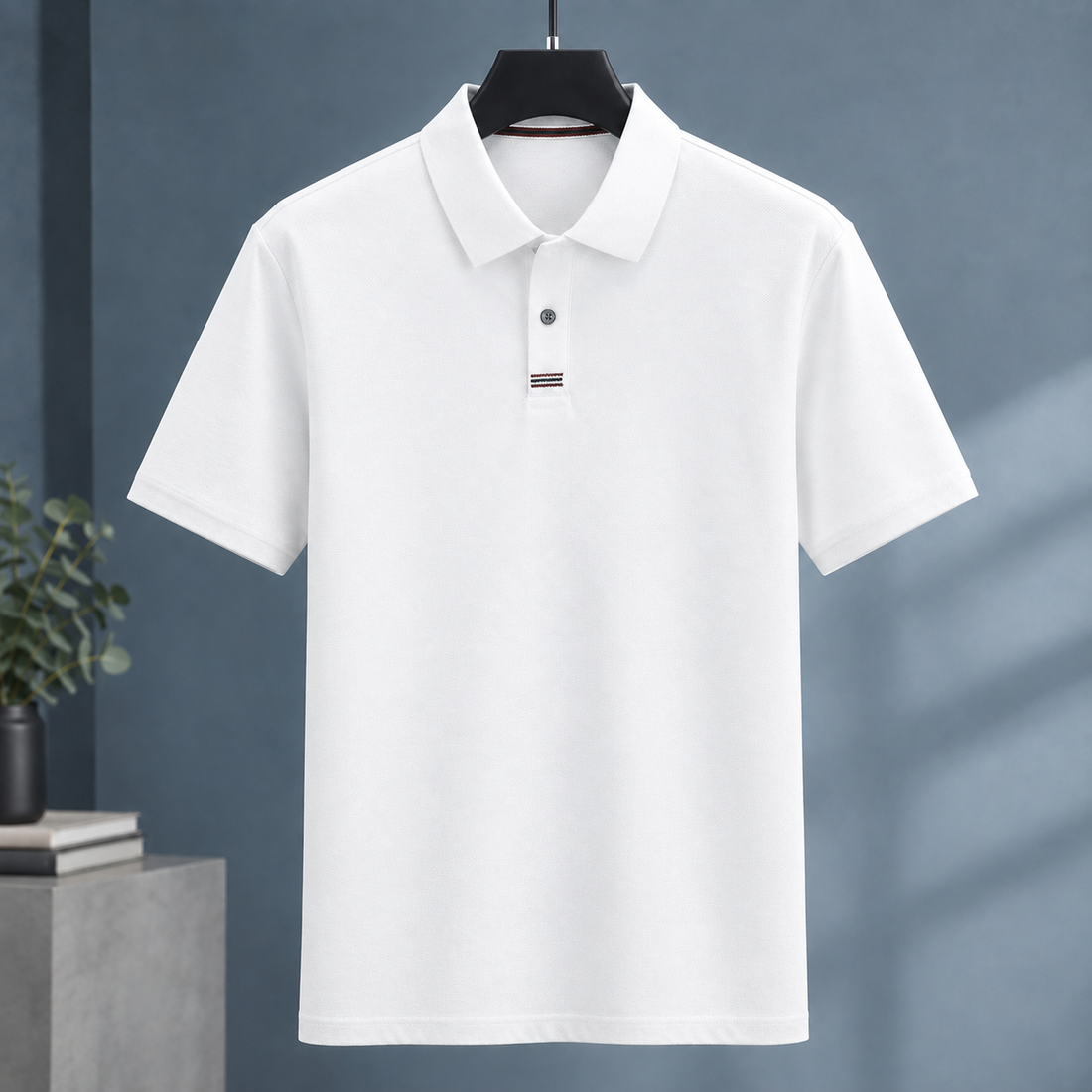 Dario Cotton Polo - White