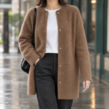 Lillian Brushed Cardigan - Caramel Brown