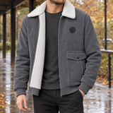Dorian Fleece-Lined Jacket - Gray