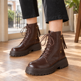 Caprera-Arezzo Lace-Up Boots - Brown