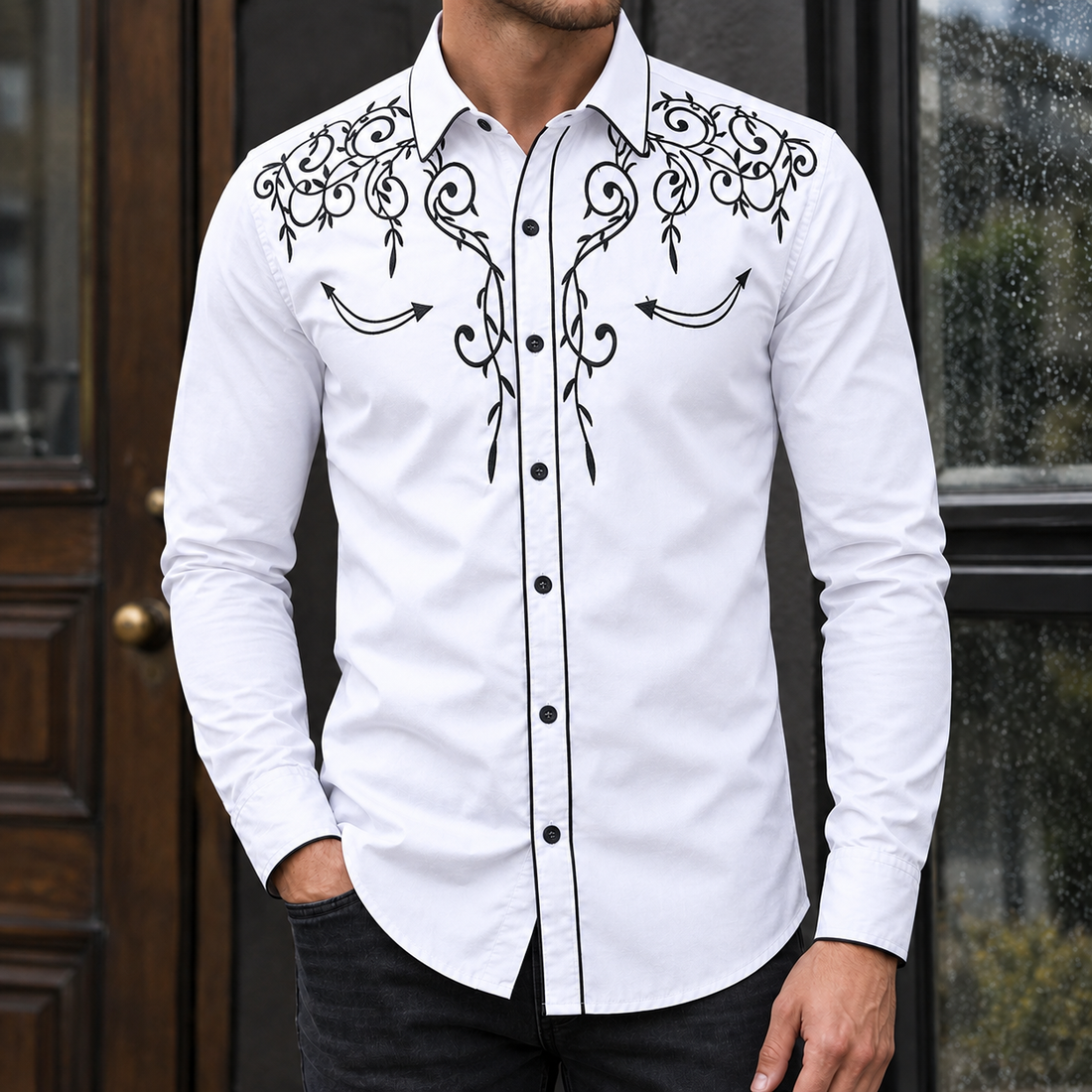 Nicholas Vine Shirt - White