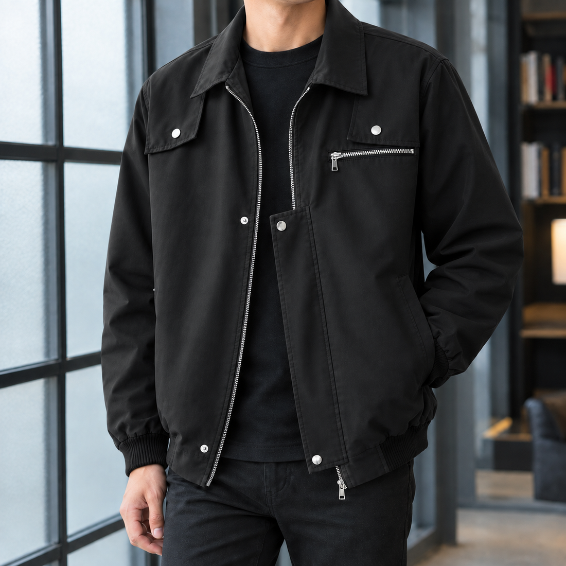 Hudson Utility Jacket - Black