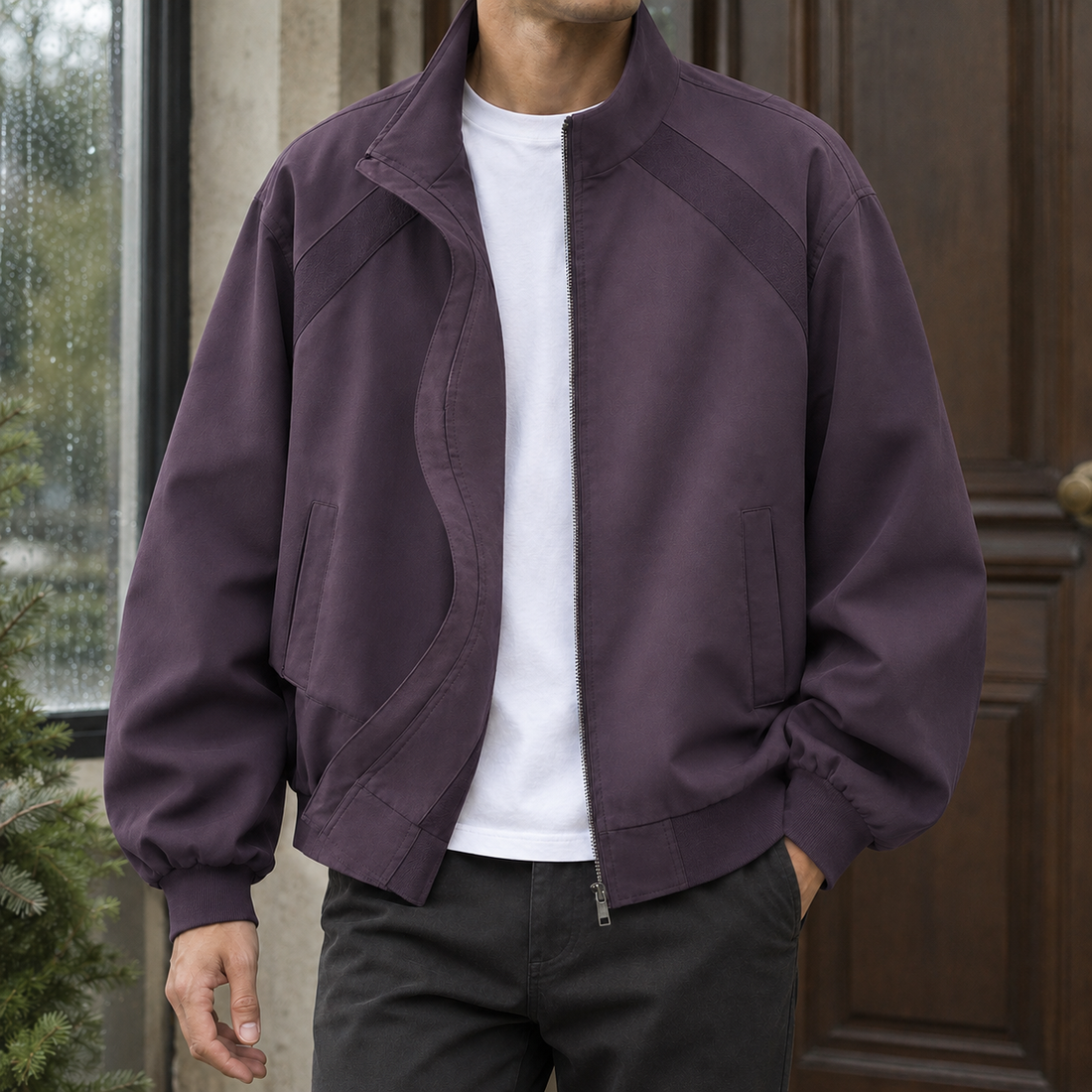 Magnus Flight Jacket - Purple