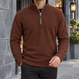 Hudson Fleece Pullover - Dark Brown