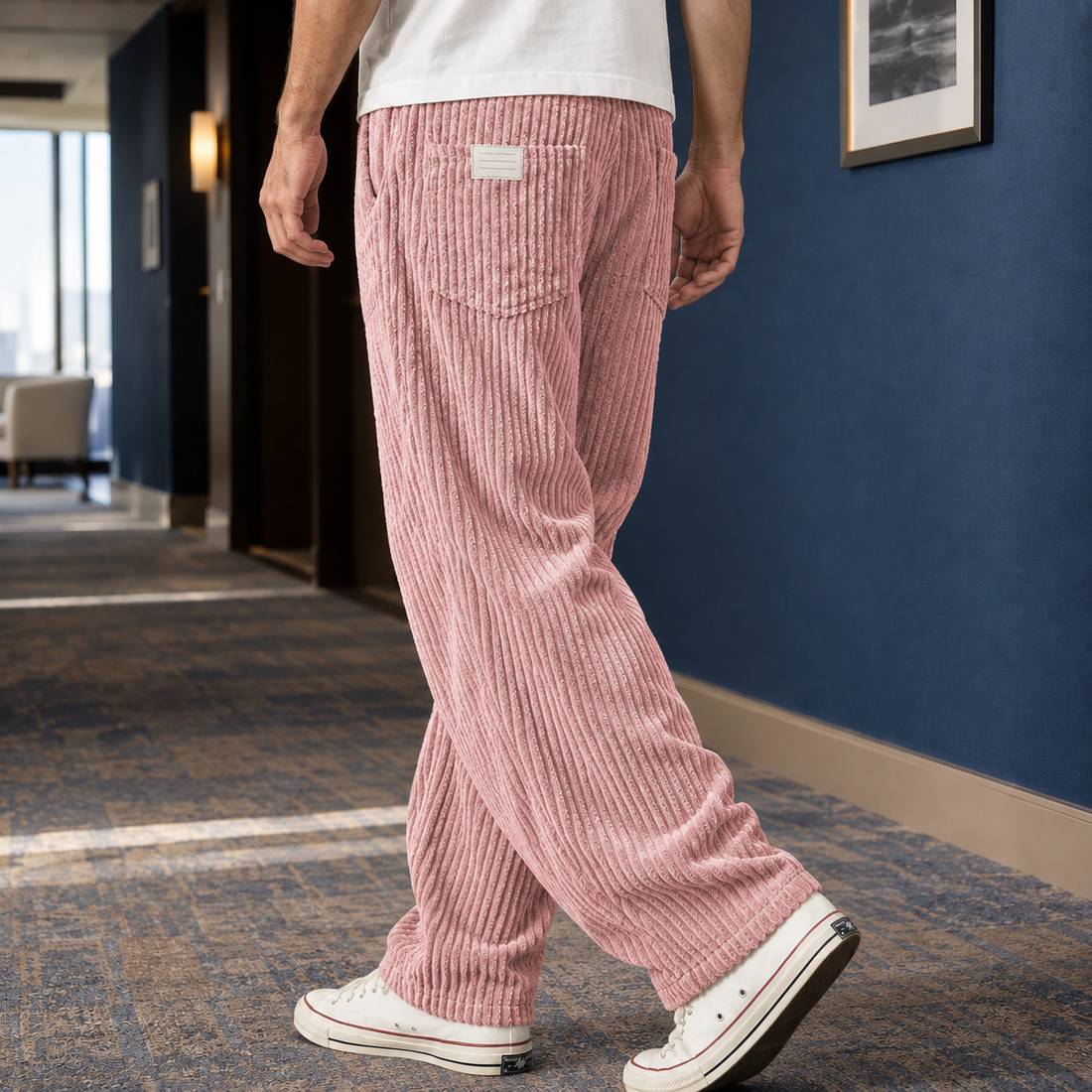 Dorian Relaxed Pants - Pink