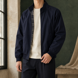 Dorian Harrington Jacket - Navy Blue