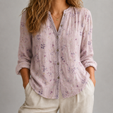Willa Botanical Blouse - Pink