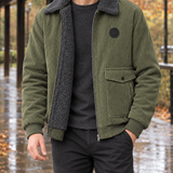 Dorian Fleece-Lined Jacket - Army Green