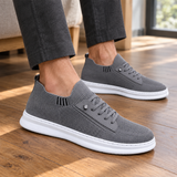 Bellagio-Garda Knit Sneakers - Gray-wk