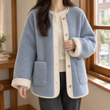 Ludovica Contrast Jacket - Blue