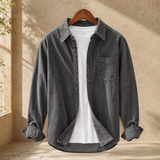 Carter Corduroy Shirt - Anthracite