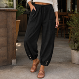 Mercedes-Rose Relaxed Pants - Black