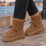 Badoer-Garda Platform Snow Boots - Camel