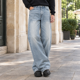 Wyatt Wide Leg Jeans - Light Blue
