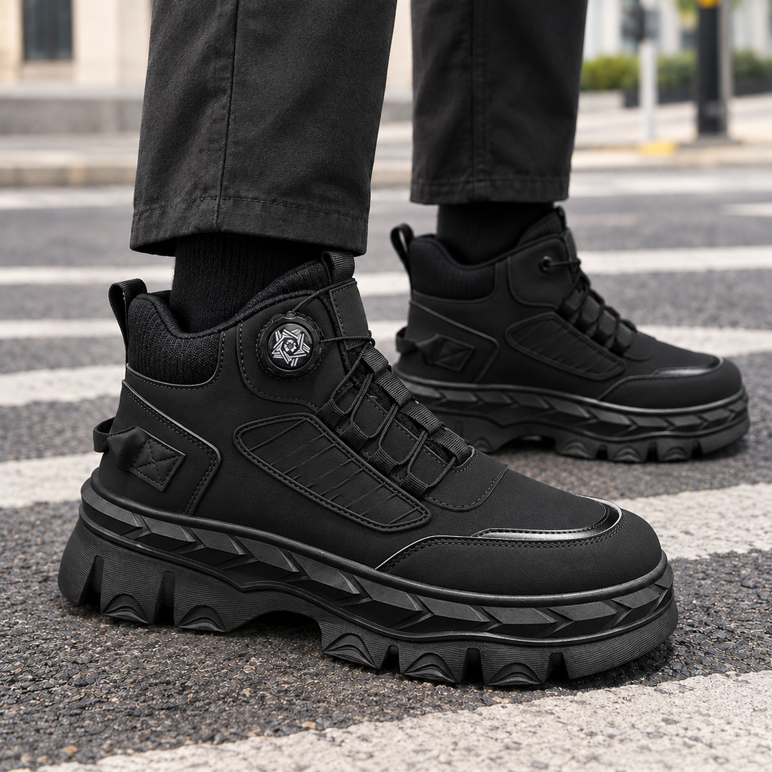 Cagliari-Parma Chunky Sneakers - Black